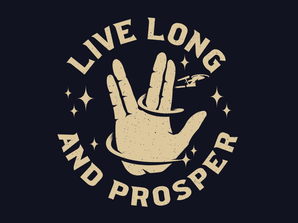 SVG Live Long and Prosper Instant Download